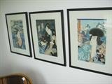 Assorted Japanese prints