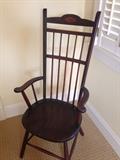 Vintage high-back chair