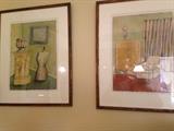 Pair of original pieces of art