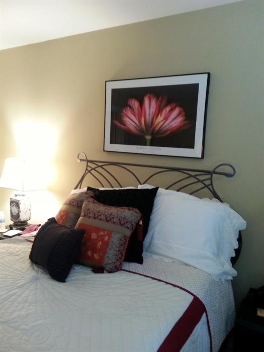 Bedding and artwork