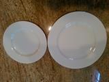 Pier one white plates