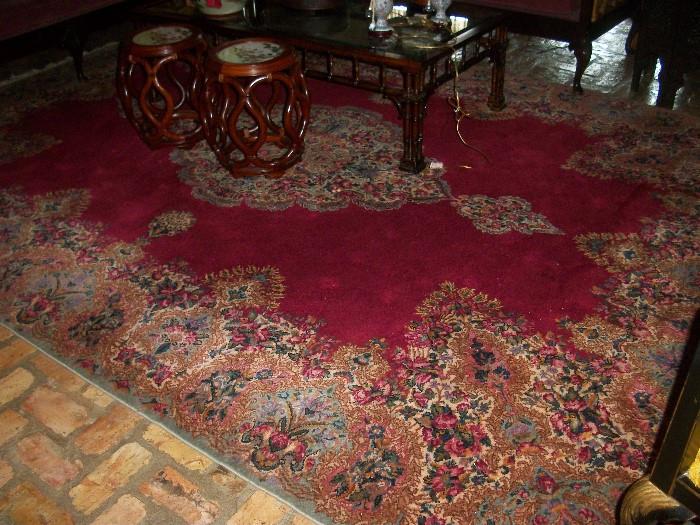 many hand knotted rugs available