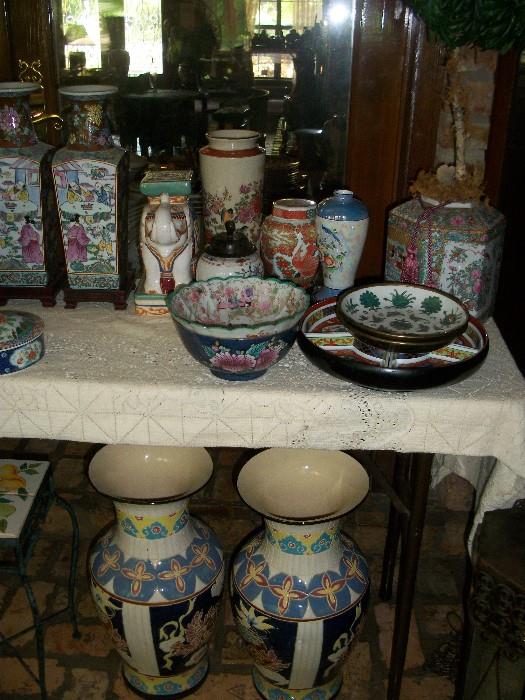 Japanese and Chinese porcelain