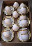 Demitasse cups and saucers