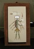 Navajo "Hunchback Yei" Sand Painting by L. Benally