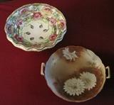 Hand painted Nippon plates