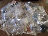 Bags of costume jewelry to wear or repurpose