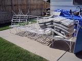 Lots of outdoor chairs and table