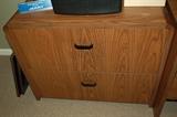 Wood file cabinet