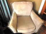 Ashley club chair with ottoman