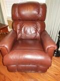 La Z Boy Leather Swivel Rocker Recliner