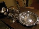Sterling Silver Candles and bowl