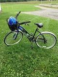 woman's bicycle, Huffy 5-speed w/2 helmets