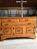 sideboard buffet, maple wood in nice condition