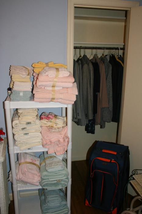 Ladies's suits, Chaps luggage, Laura Ashley towel sets