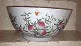 Chinese signed peach bowl