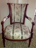 Another period well carved French arm chair. Circa 1790