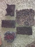 Chinese boxwood stamps ready for hanging