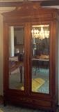 French walnut armoire
