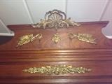 Interesting crown with angel ormolu