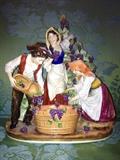 Capodimonte porcelain figurine, minor losses