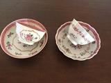 Chinese export tea cups and saucers circa 1790