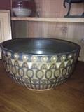 Hand thrown pottery.
