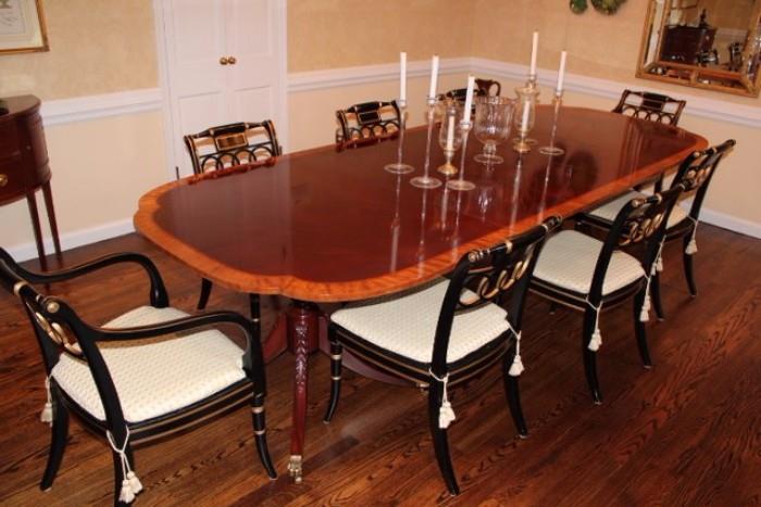 Dining Room Table & 8 Chairs