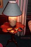 Side Table & Lamp