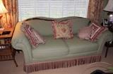 Fringed Loveseat & Pillows