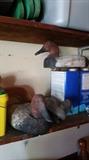 Antique duck decoys