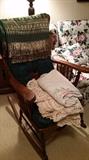 We have two old rocking chairs