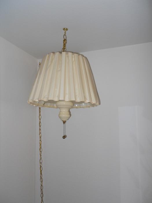White Vintage Hanging Lamp