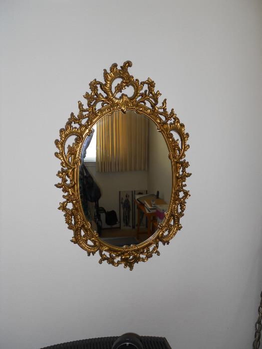 Oval Mirror - Plastic Decorative Edges