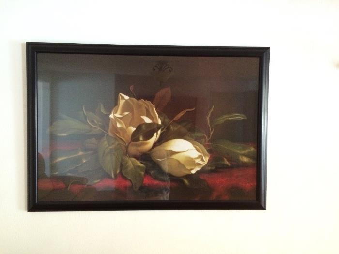 Framed under glass Lotus picture 