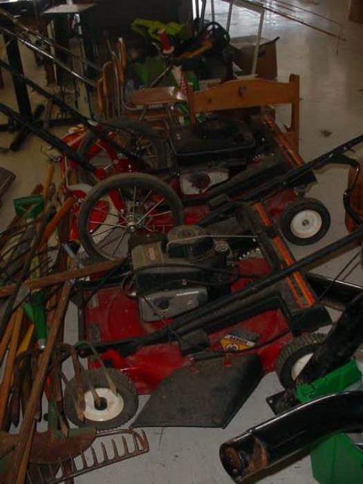 Lawnmowers, weed eater's edger's, spreaders, and more