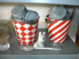 Zinc Ball Jar Tops (plus Vintage buckets)