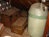 Antique Trunks, Barrels
