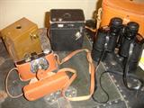 Vintage Cameras and Binoculars