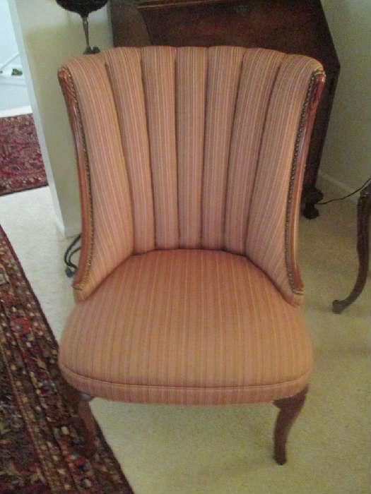 Two of two channel back side chair