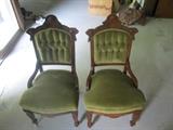 pair of Eastlake side chairs