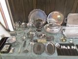 Silver plate and sterling pieces