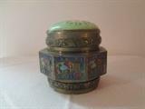 Cloisonné jar, very nice and colorful