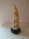 Tusk carving