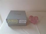 Lalique heart in original box