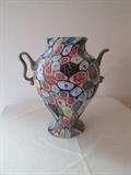 Millefiori vase, there is damage on one handle, we do have the pieces
