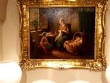 Fine quality antique original Dutch painting - listed deceased artist 