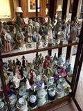 Lladro collection, Royal Doulton, etc.