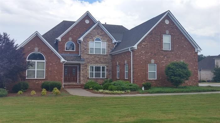 309 Masters Club Drive-Crystal Lake Gold & Country Club home for sale. 5 Bedrooom, 2 master suties, all brick, full unfinished basement, formal dining, 2 story formal great room, open granite kitchen to breakfast and family room, 2 fireplaces, 3 car garage.