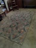 Large Antique Hooked Rug